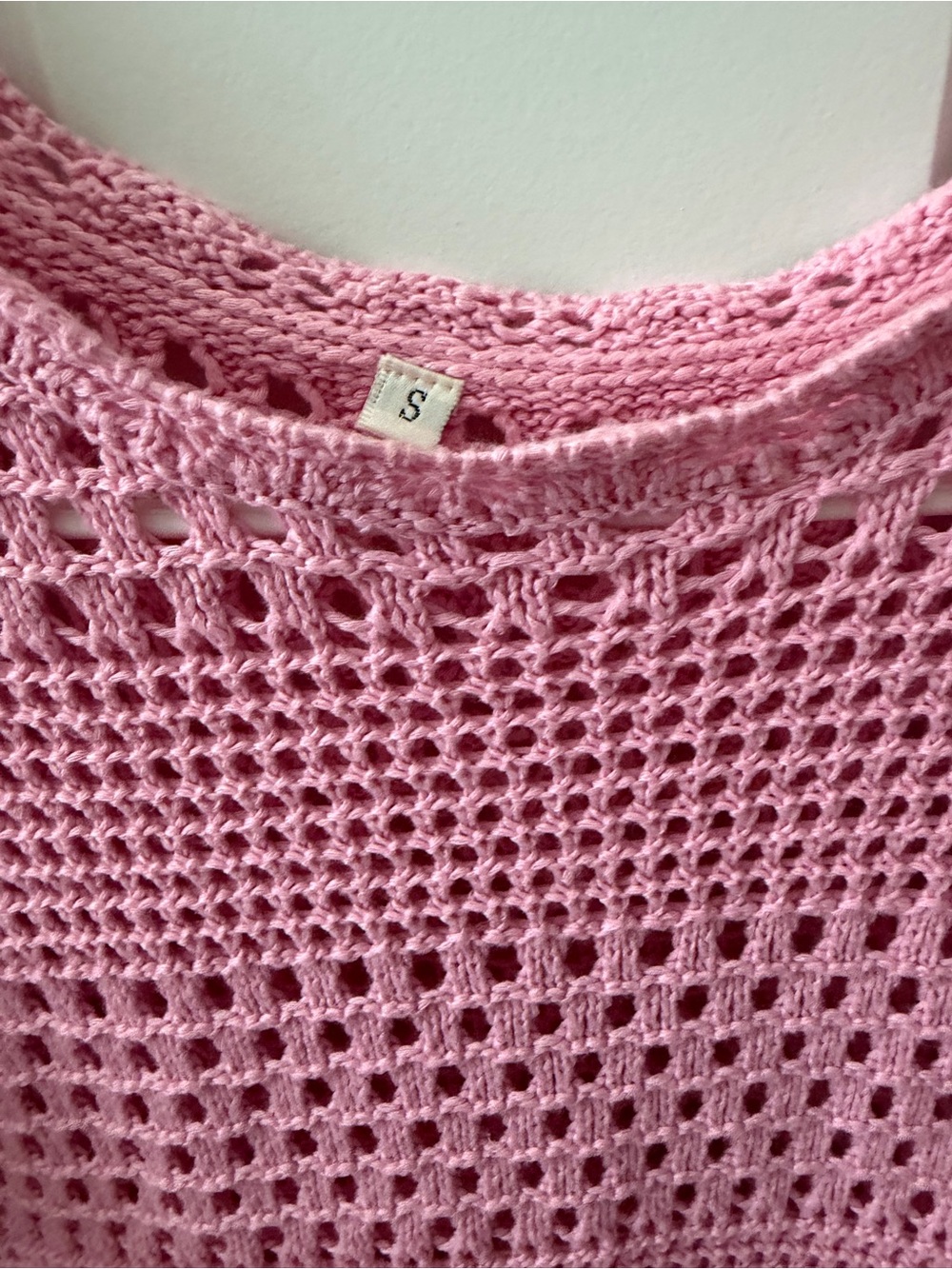 Crochet knit style swim cover up - Picture 2 of 4